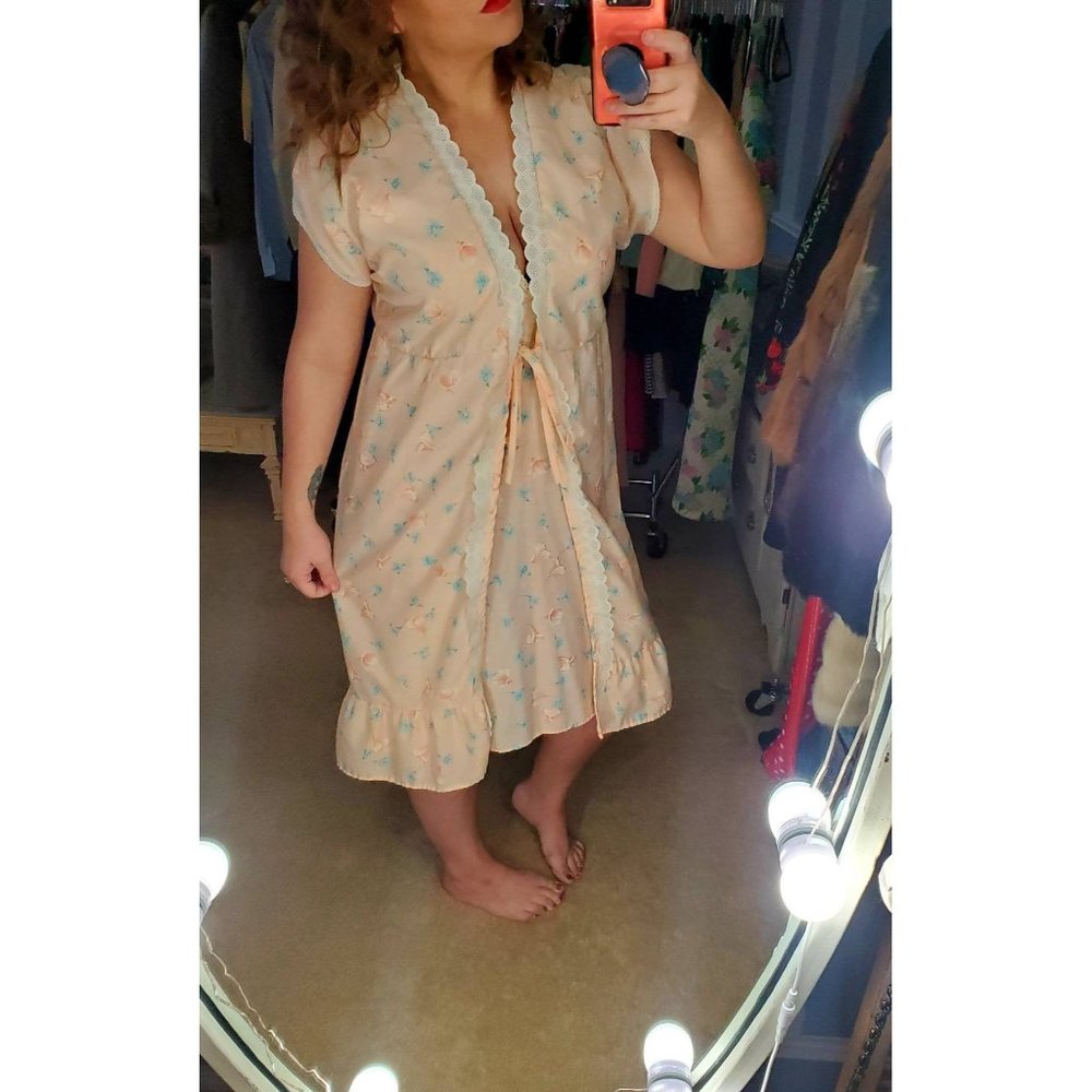 Vintage Peignoir Set,Sleepwear,Women Slips, Nighty